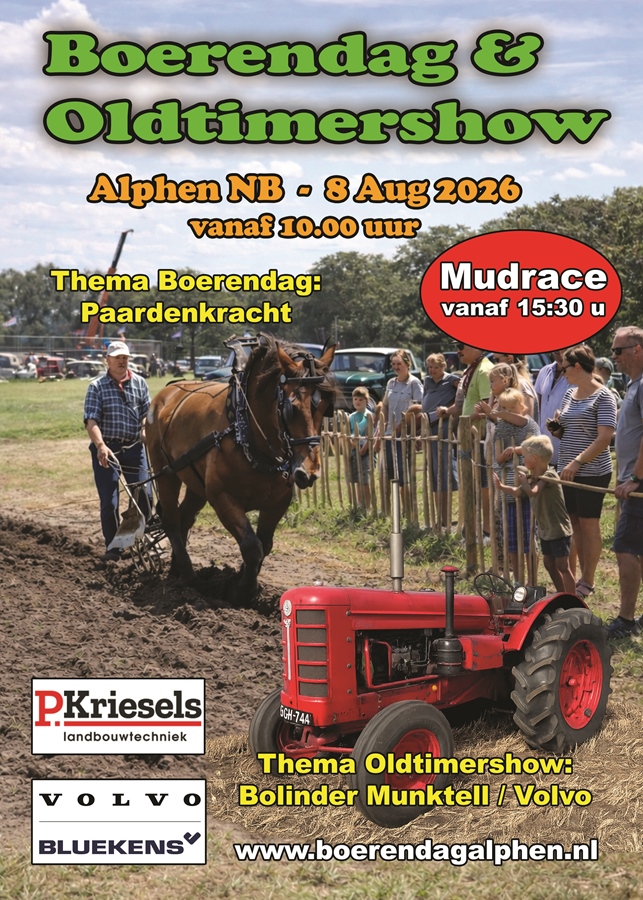 Boerendag & Oldtimershow + Zomertoertocht