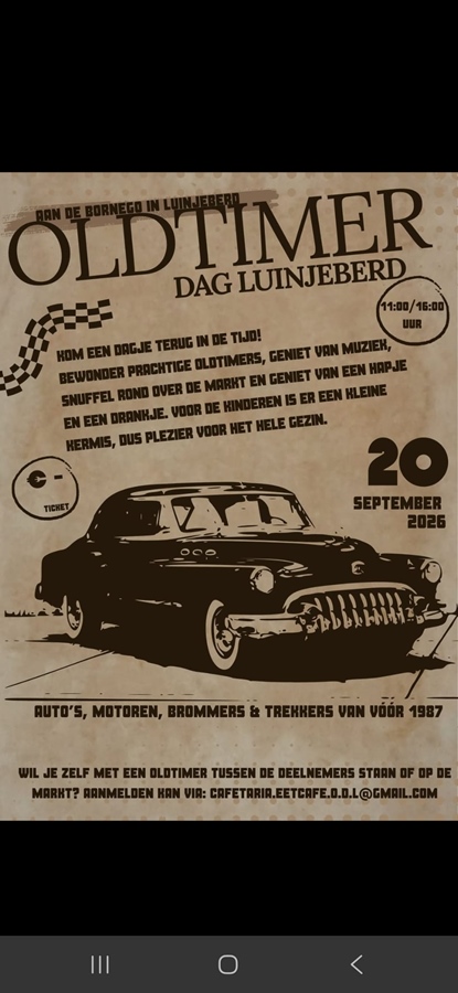 Oldtimerdag Luinjeberd