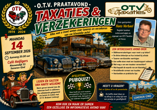 OTV Praatavond Taxaties & Verzekeringen
