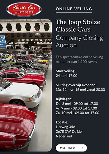 The Joop Stolze Classic Cars Company Closing Auction