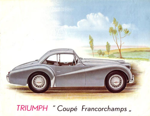 Triumph TR2 Coupé Francorchamps