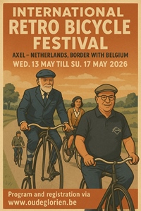 International Retro Bicycle Festival Axel - day 3 -  16 mei 2026