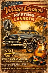 Vintage Chroom Meeting Lanaken -  14 juli 2026