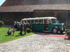 Berna/Saurer groen met salon