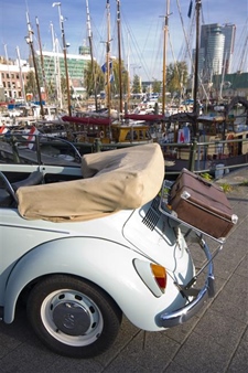 Volkswagen Kever cabriolet (diamantblauw) (cabrio)