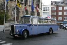 Berna/Saurer blauw met salon