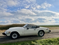 Triumph Spitfire cabrio wit (cabrio)