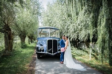 Berna/Saurer blauw met salon