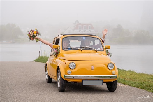Oldtimer te huur: Fiat 500 (cabrio)